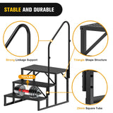 Nilight 3 Steps RV Stairs with Handrail, view 5