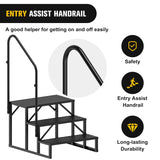 Nilight 3 Steps RV Stairs with Handrail, view 6
