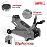 Nilight 3 Ton Heavy Duty Floor Jack with Quick Lift Pump (5.3-19.69 inch Lift), view 5