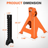 Nilight 3 Ton Jack Stands, Double Locking Heavy Duty Steel 6,600 lbs Capacity, Adjustable 11.22 Inch-16.53 Inch Height for SUV Sedan Pickup Light Truck, 2 Pack, view 6