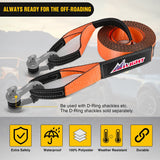 Nilight 3 x 30Inch Recovery Tow Strap Rope 33000LBS, view 5