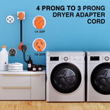 Nilight 30 Amp to 30 Amp 4 Prong Dryer Adapter Cord, view 2