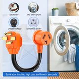 Nilight 30 Amp to 30 Amp 4 Prong Dryer Adapter Cord, view 4