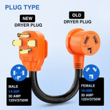 Nilight 30 Amp to 30 Amp 4 Prong Dryer Adapter Cord, view 5
