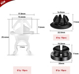 Nilight 30 Pcs Hood Support Prop Rod Holder Clips Hood Prop Rod Grommet Car Hood Rod Clip 91503-SS0-003 Compatible with Honda Accord Odyssey Prelude Acura RDX TSX, view 2