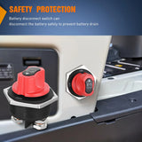Nilight 300A ON/OFF Disconnetc Battery Switch, view 3