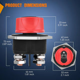 Nilight 300A ON/OFF Disconnetc Battery Switch, view 6