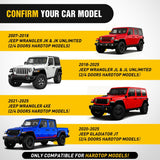 Nilight 300LBS Roof Rack Cross Bars Compatible with Jeep Wrangler JK JKU 2007-2018 JL JLU 2018-2026 Gladiator JT 2020-2026 Hardtop Models, Adjustable Iron Crossbars for Cargo Carrier Luggage Box Tent, view 2