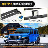 Nilight 300LBS Roof Rack Cross Bars Compatible with Jeep Wrangler JK JKU 2007-2018 JL JLU 2018-2026 Gladiator JT 2020-2026 Hardtop Models, Adjustable Iron Crossbars for Cargo Carrier Luggage Box Tent, view 5