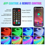 Nilight 300Leds RGBIC Underglow Neon APP Remote Control Led Strip Light 6PCS, view 3