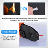 Nilight 300PCS CE5 Closed End Crimp Terminal 12-10 Gauge Nylon Insulated Closed End Wire Cap Wire Connectors Crimp Cap Terminals Connectors for Automotive Car Truck Boats Marine Electrical Wiring, view 5