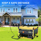 Nilight 30A 25FT Generator Extension Cord Power Inlet Box with Locking Connector 125/250V 7500W 10 Gauge STW ETL Listed 4 Prong L14-30P L14-30R Cable for Generator RV Outdoor Use, view 6