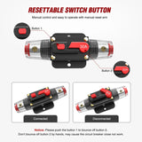 Nilight 30A Circuit Breaker Reset Fuse Holder, view 6