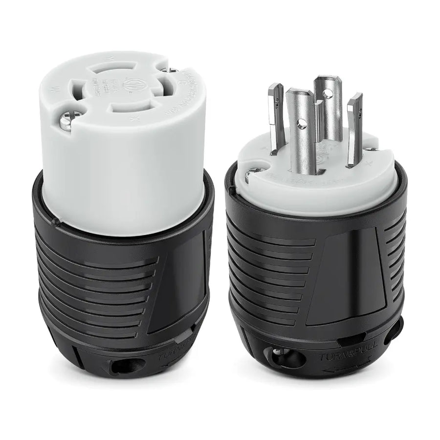 Nilight 30Amp L14-30P Male Plug L14-30R Female Connector
