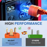 Nilight 30Amp Male to 15Amp Female RV Adapter Plug, view 3