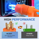 Nilight 30Amp Male to 30Amp Female RV Power Adapter 4 Prong, view 3