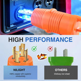 Nilight 30Amp Male Twist Lock to 50Amp Female RV Power Adapter 4Prong, view 2