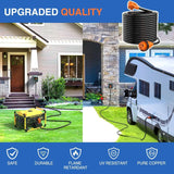 Nilight 30 Amp 50FT RV Locking Extension Cord 125V Heavy Duty 10 Gauge Pure Copper STW Wire ETL Listed 3 Prong TT-30P L5-30R 30F/30M Weatherproof Suit for Camper Trailer, view 3