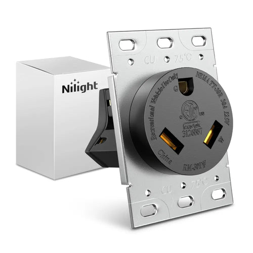 Nilight 30Amp RV Power Outlet Panel