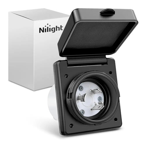 Nilight 30Amp RV Shore Power Inlet