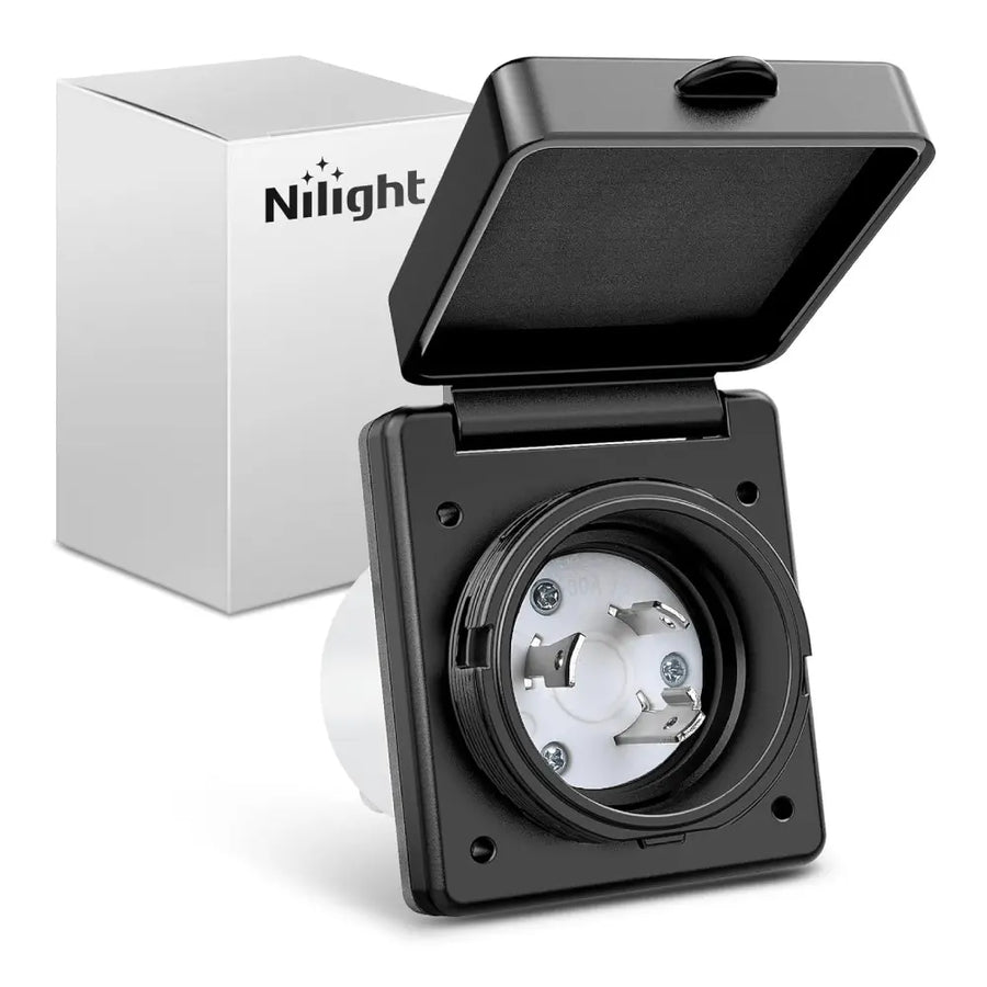 Nilight 30Amp RV Shore Power Inlet