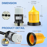 Nilight 30AMP Shore Power Inlet Receptacle Locking Ring (25% OFF Final Checkout), view 6