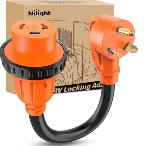 Nilight 30AMP to 30AMP RV Locking Adapter Cord