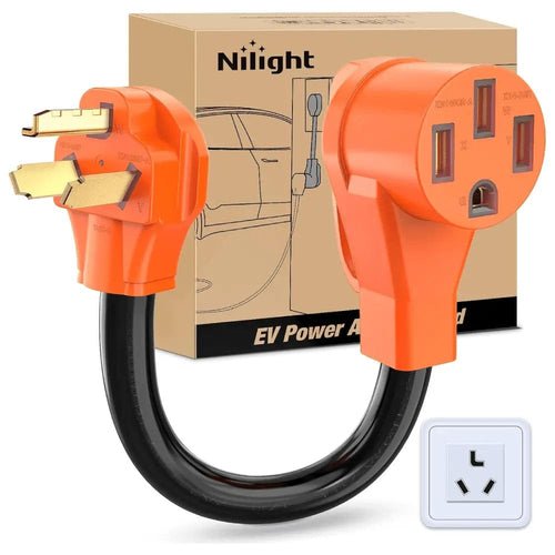 Nilight 30AMP to 50AMP 3Prong EV Charger Adapter Cord