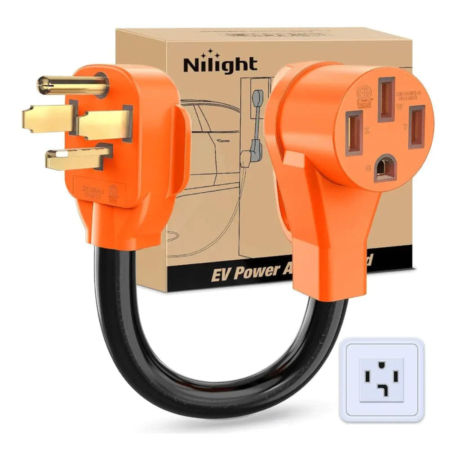 Nilight 30AMP to 50AMP 4Prong EV Charger Adapter Cord