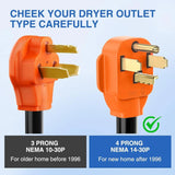 Nilight 30AMP to 50AMP 4Prong EV Charger Adapter Cord, view 3
