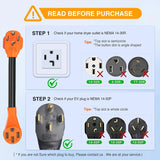 Nilight 30AMP to 50AMP 4Prong EV Charger Adapter Cord, view 5