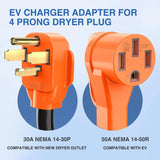 Nilight 30AMP to 50AMP 4Prong EV Charger Adapter Cord, view 6