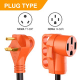 Nilight 30Amp to 50Amp RV Plug Adapter, view 4