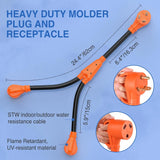 Nilight 30AMP To Two 30AMP RV Y Splitter Adapter Cord, view 3