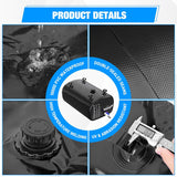 Nilight 30Gal/113L Water Storage Bladder RV Potable Water Bladder Tank 1000D PVC Foldable Collapsible Water Storage Containers for RV Truck Bed Camping Garden Irrigation Emergency Water Use Black, view 4