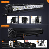 Nilight 30 inch 120W 14400LM Slim Built-in EMC Osram P8/5W Chips Spot Flood Led Light Bar, view 3