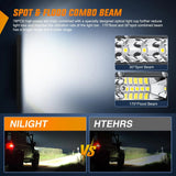 Nilight 30 inch 234W 78LED Single Row Ultra-Slim Spot Flood LED Light Bars, view 4