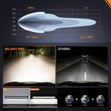 Nilight 30 inch 240W 24800LM Anti-Glare Built-in EMC Spot Flood Led Light Bar | 14AWG DT Wire, view 6