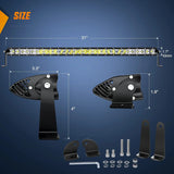 Nilight 31 Inch 150W 14500LM Slim Spot Flood Led Light Bar, view 2