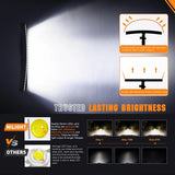 Nilight 32 Inch 120W 12000LM Slim Anti-Glare DRL Spot Flood Curved Led Light Bar, view 5