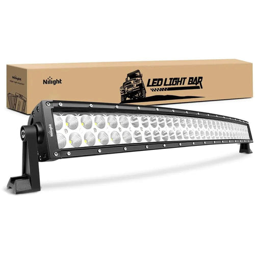Nilight 32 Inch 180W Double Row Curved Spot Flood LED Light Bar (25% OFF Final Checkout)