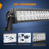 Nilight 32 Inch 180W Spot Flood Combo Led Light Bar 2Pcs 18W 4Inch Spot LED Pods Driving Off Road Lights with 14AWG Wiring Harness Kit-3 Leads for Van Car Pickup Golf Cart ATV UTV SUV Truck Boat, view 5