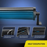 Nilight 32 Inch 180W Double Row Black Curved Spot Flood LED Light Bar, view 4