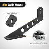Nilight 32 Inch Straight LightBar Hood Mounts For 2018 2019 2020 2021 2022 2023 Jeep Wrangler JL JLU 2020 2021 2022 2023 Gladiator JT, view 3
