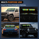 Nilight 32LED Amber Green Emergency Dash Strobe Lights with Controller Suction Cups, view 5