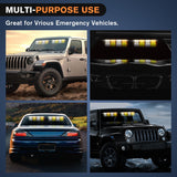 Nilight 32LED Amber White Emergency Dash Strobe Lights with Controller Suction Cups, view 5