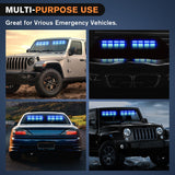 Nilight 32LED Blue Emergency Dash Strobe Lights with Controller Suction Cups, view 5