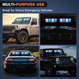 Nilight 32LED Blue White Emergency Dash Strobe Lights with Controller Suction Cups, view 5