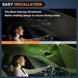 Nilight 32LED Green White Emergency Dash Strobe Lights with Controller Suction Cups, view 6