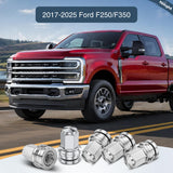 Nilight 32PCS M14x1.5 Lug Nuts Compatible with 2017-2025 Ford F250/F350 | Closed End Mag Seat One-Piece Solid Chrome Steel OEM Factory Wheel Nuts Replace, view 3